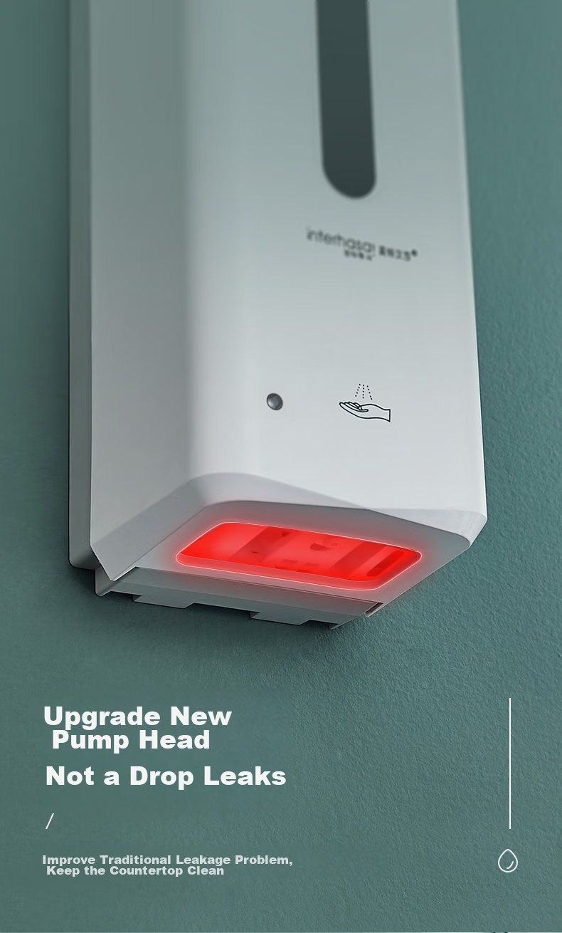 Interhasa! F9305 Automatic Soap Dispenser, Wall-Mounted Hand Soap Machine, Bathroom Soap Liquid Box 5