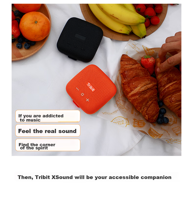 Tribit FunCube 3rd Gen Bluetooth Speaker Portable Outdoor Cycling High Volume Bass Waterproof Wireless Speaker High Quality Sound 2026 Latest Black 5