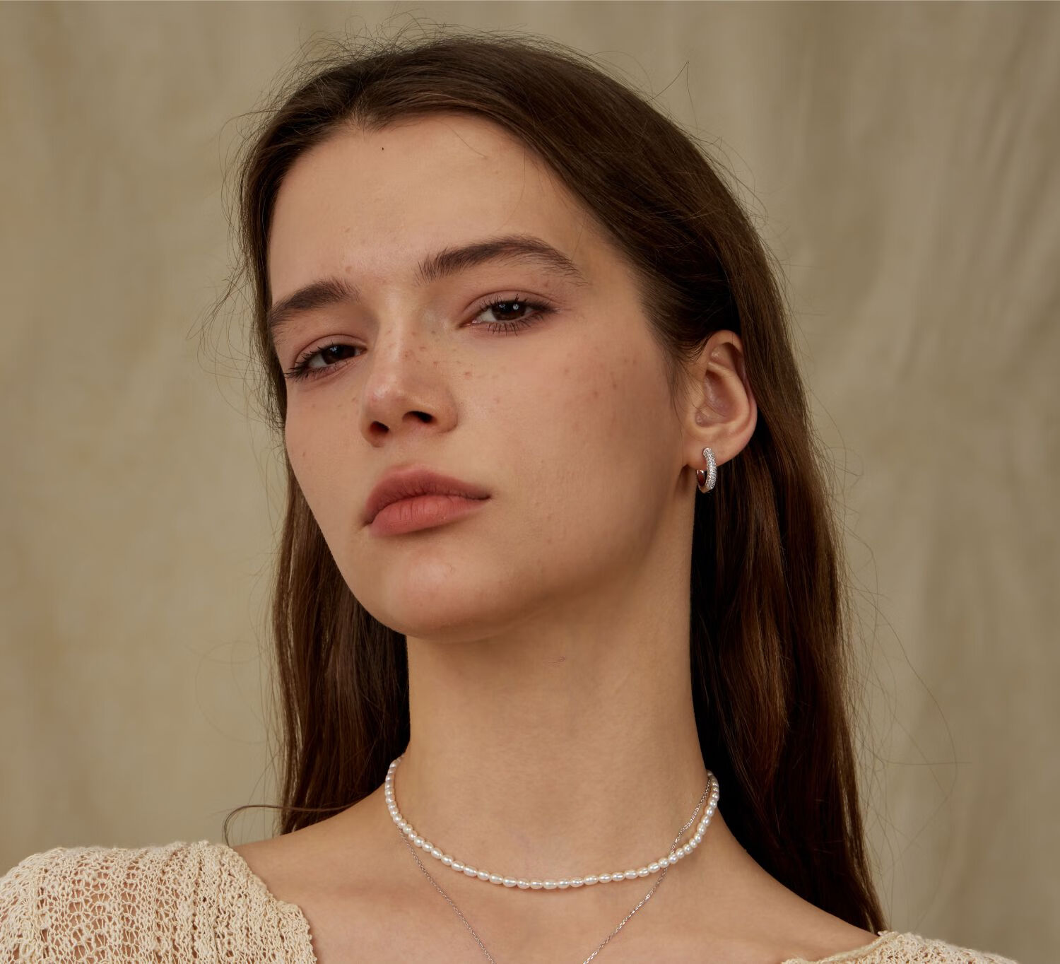 Arsis Art Letter Necklace for Women, Silver Necklace with Original Design, Fashionable And Versatile, Birthday Gift for Girlfriend 1