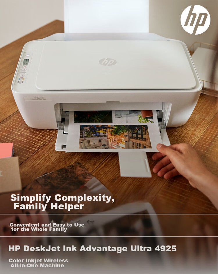 HP DJ 2877 Wireless Color Inkjet Home Printer for Students And Home Use, High-Volume Printing, Scanning, Copying, All-In Multifunctio 1