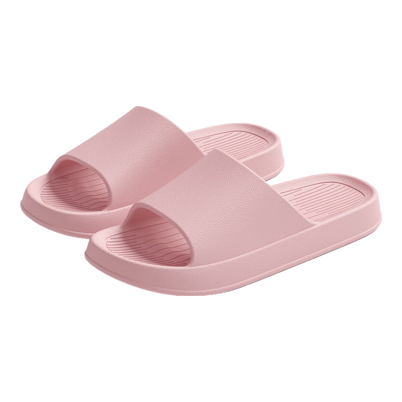 LURAD Slippers for Men, Summer Shower Soft-Soled Home EVA Antibacterial Deodorant Indoor Non-Slip Bathroom Sandals for Women, Pink, Size 39-40