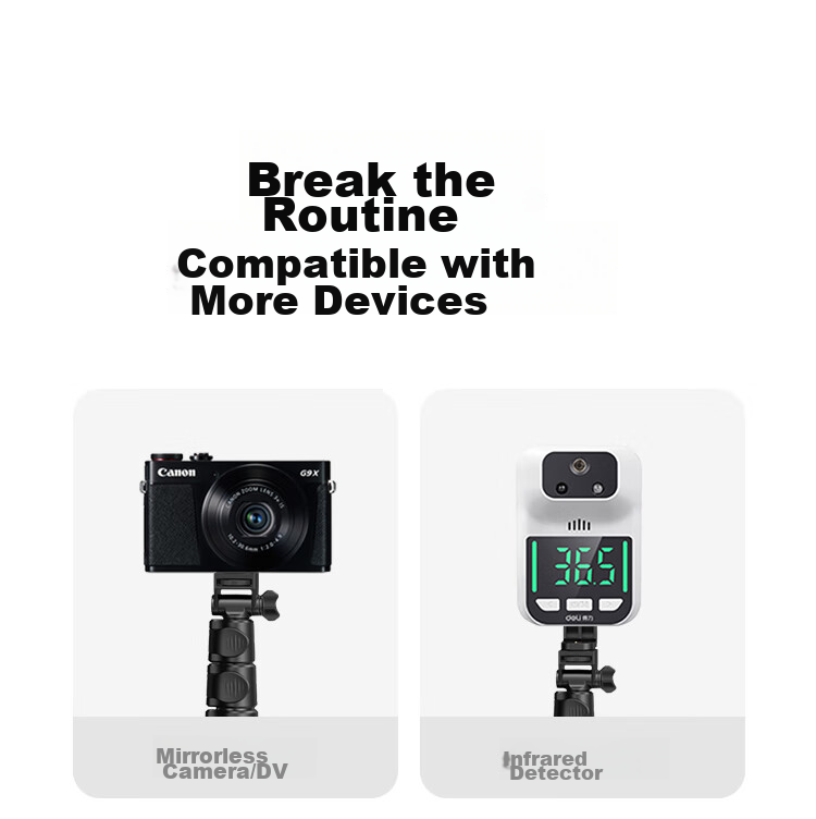 UGREEN Floor-Standing Phone Stand, Live Streaming Tripod, Multifunctional Gimbal, Anti-Shake Selfie Stick, Outdoor Portable Shooting And Recording Photography Stand, Can Be Used Horizontally, Vertically Or Downward, Large Gimbal Phone Mount 13