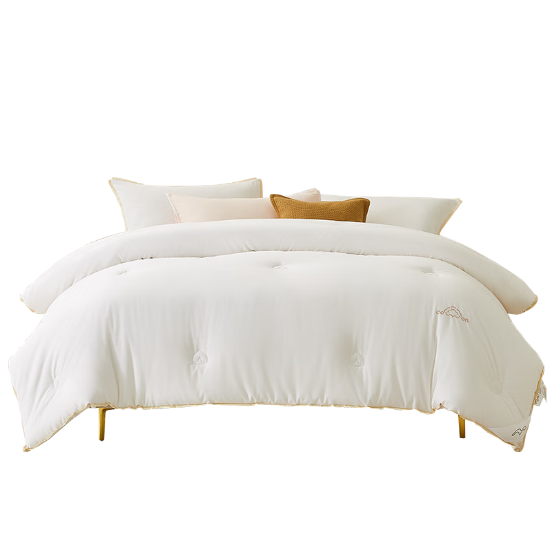 Shuixingjiafang Xinjiang Cotton Quilt, 100% Pure Cotton Comforter, Winter Cotton Duvet Insert, Double Size, Approximately 6.4 Jin, 200x230cm