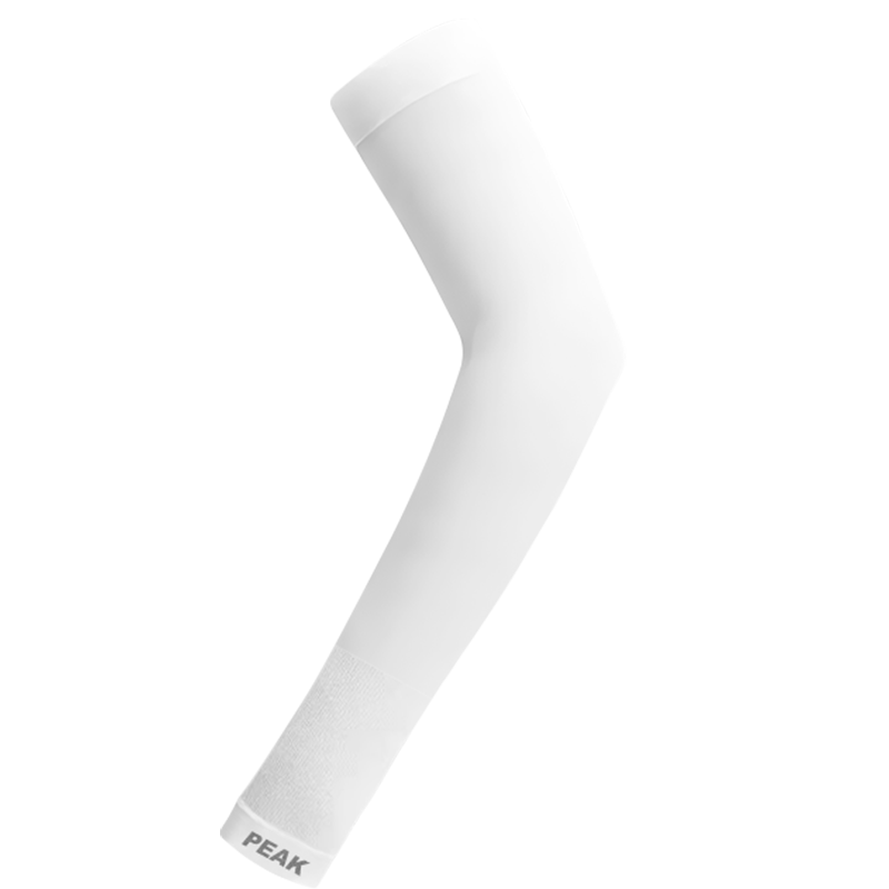 PEAK Ice Silk Arm Sleeves for Men And Women, UV Protection Arm Guards for Cycling, YHZ4509 White