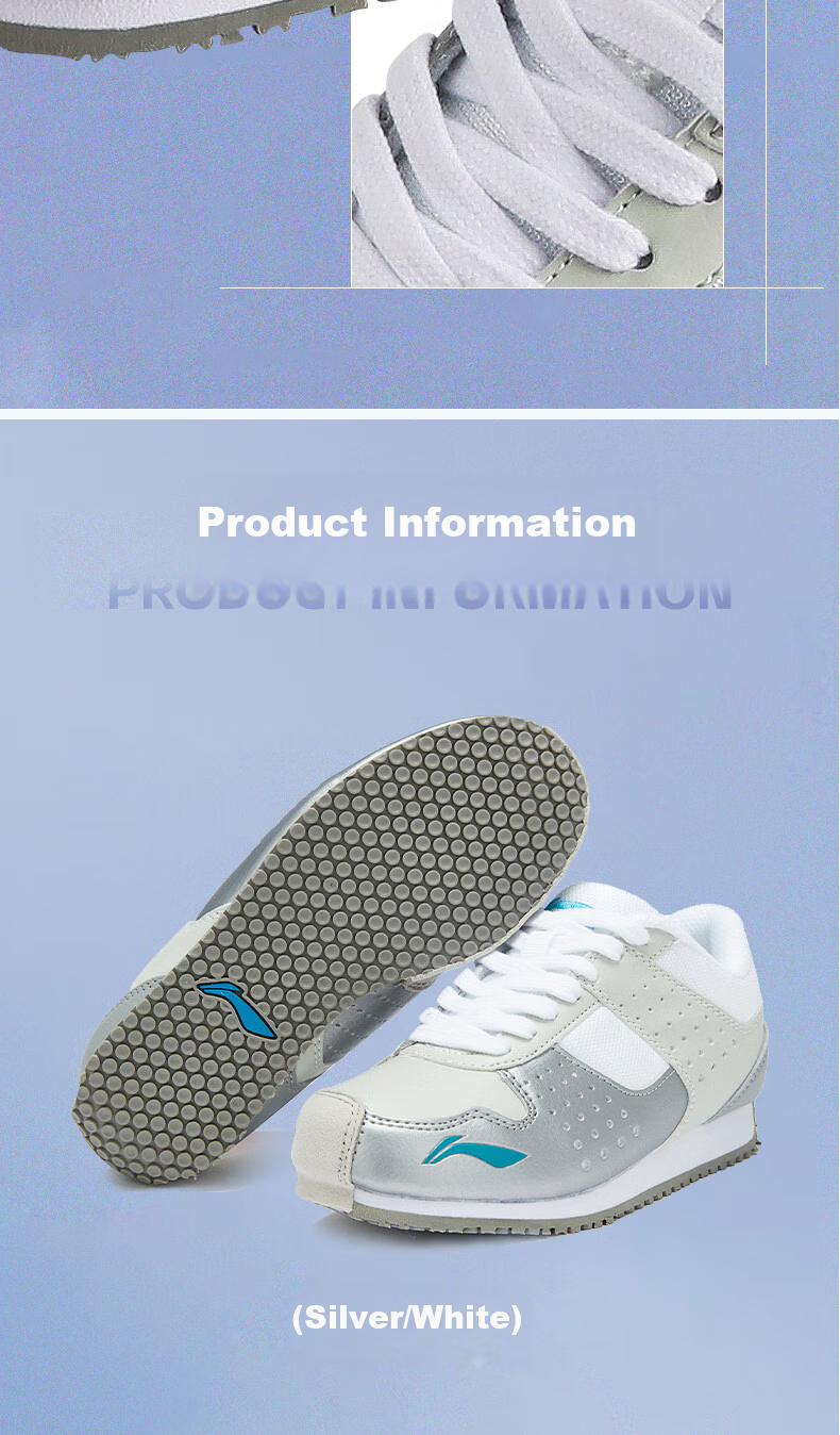 Li-Ning Fencing Shoes, Children's Training Shoes, Breathable And Wear-Resistant, Non-Slip Running And Basketball Shoes, Fencing Equipment for Boys And Girls 9