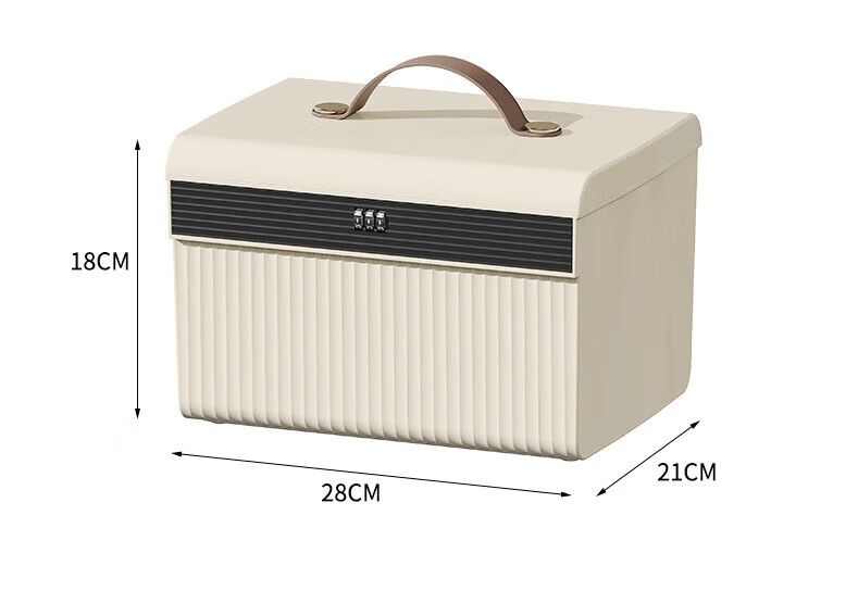 Jinlongxing Password Storage Box, Valuable Item Storage Box with Lock, Document And Jewelry Organizer, Car And Home Use Password Safekeeping Box 16