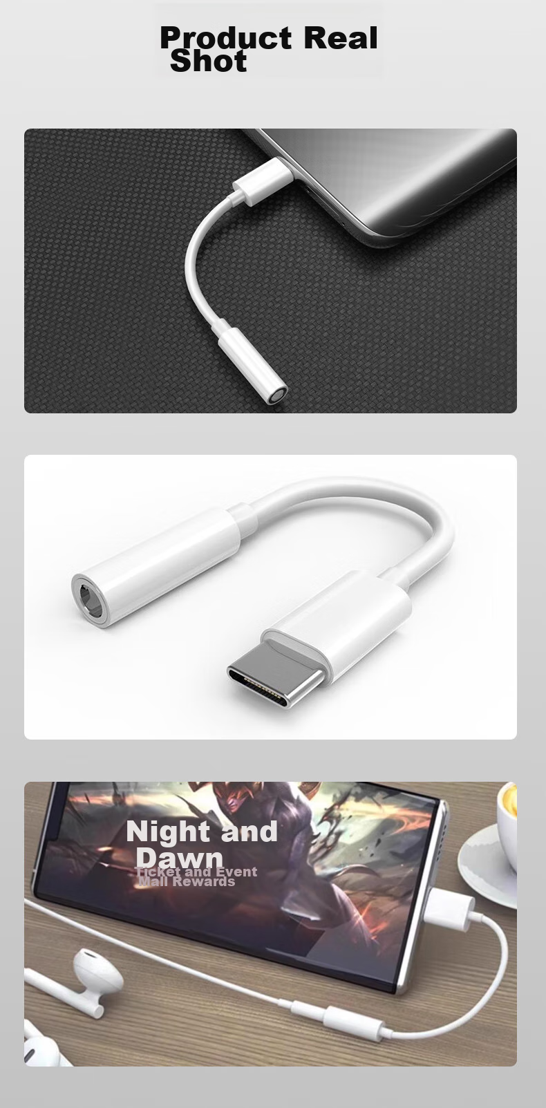 Masentek Charging Adapter Cable Compatible with Huawei Freelace Earphones, Freelace Pro 2, Honor Bluetooth Xsport Pro Converter USB to Type-C Audio Port 15