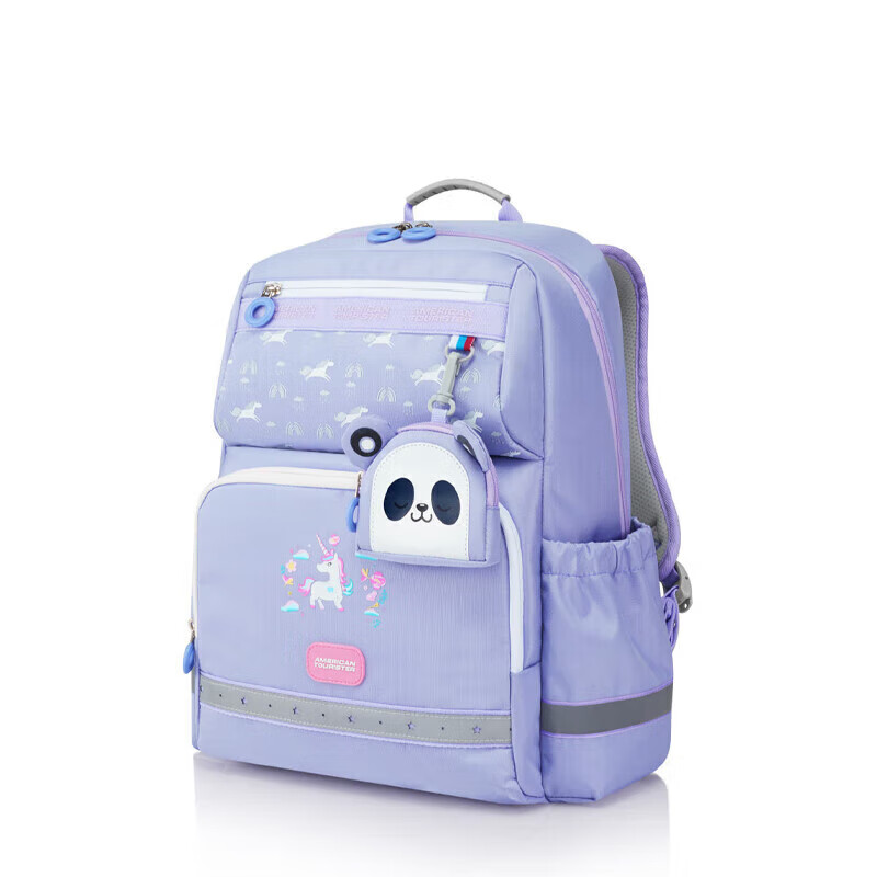 Рюкзак AMERICAN TOURISTER для девочек, удобный, антибактериальный, легкий, вместительный, для начальной школы (1-6 классы)