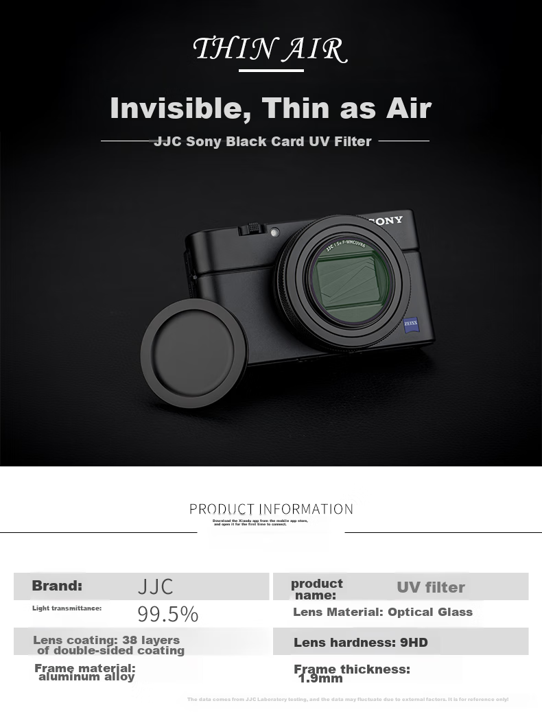 JJC Suitable for Ricoh GR4 UV Filter, GR4 HDF Lens Protector, GR2 GR3 GR3X HDF Filter, Mirrorless/camera Accessories 1