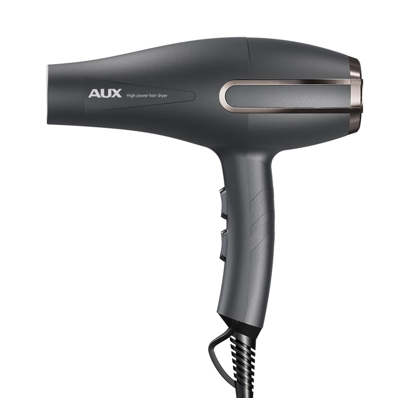 AUX Hair Dryer, High Power 2400W, Blue Light Negative Ion Hair Protection, Home And Salon Use, Strong Airflow, Cold And Hot Air, Professional-Grade for Barbershops, AH7621I