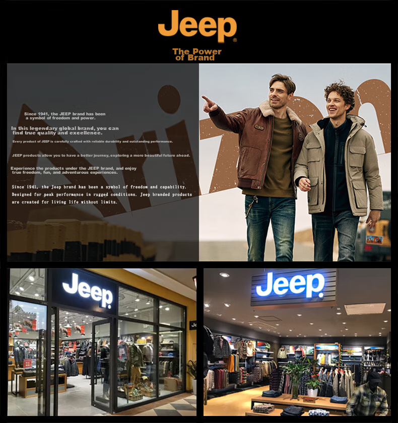 JEEP Three-In Windproof Jacket for Men, New Style for Fall/winter 2026, Outdoor Hooded Jacket for Me 1
