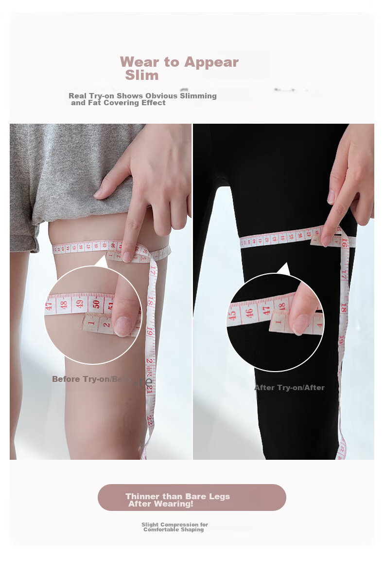 LangSha Shark Leggings for Outer Wear, Butt-Lifting Yoga High-Waisted Tummy Control Slimming Sports Plus Size Women's Thin Pants Base Layer 13