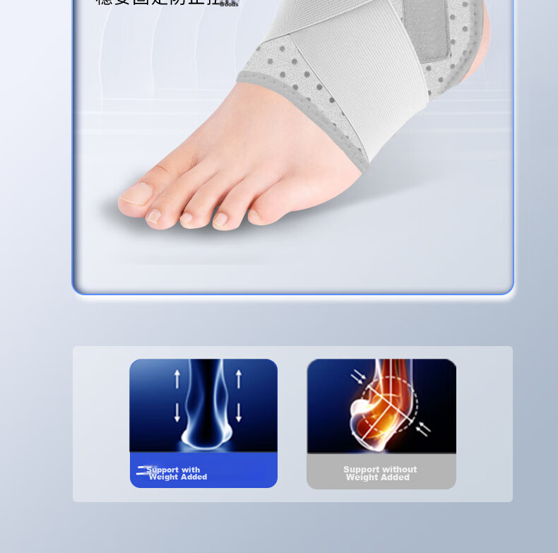 CRALVKOIN Medical Ankle Brace for Post-Injury Recovery, Ligament Injury And Fracture Rehabilitation, Sports Support Gear 6