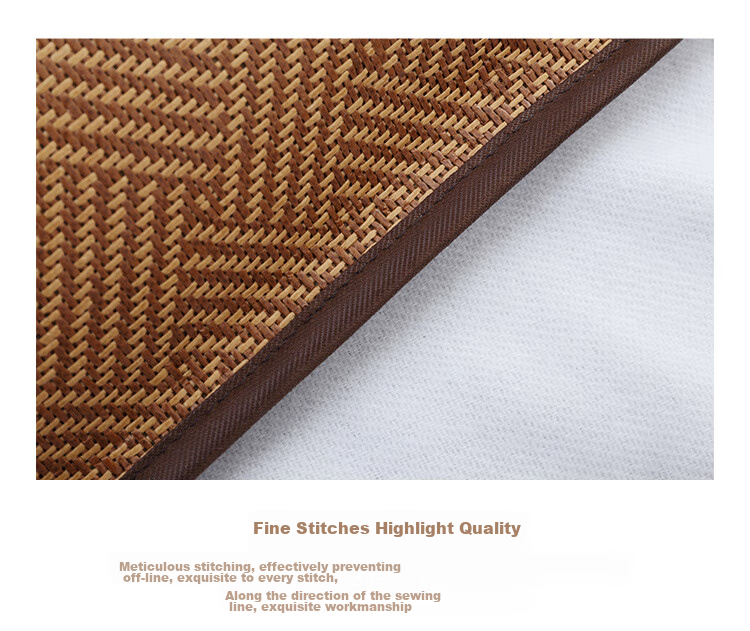 Laoxijiang Cooling Mat Pillow, Ice Silk Rattan Mat Pillow Core, Floral Scent Pillow Core, Single Pack, 60*35cm 5