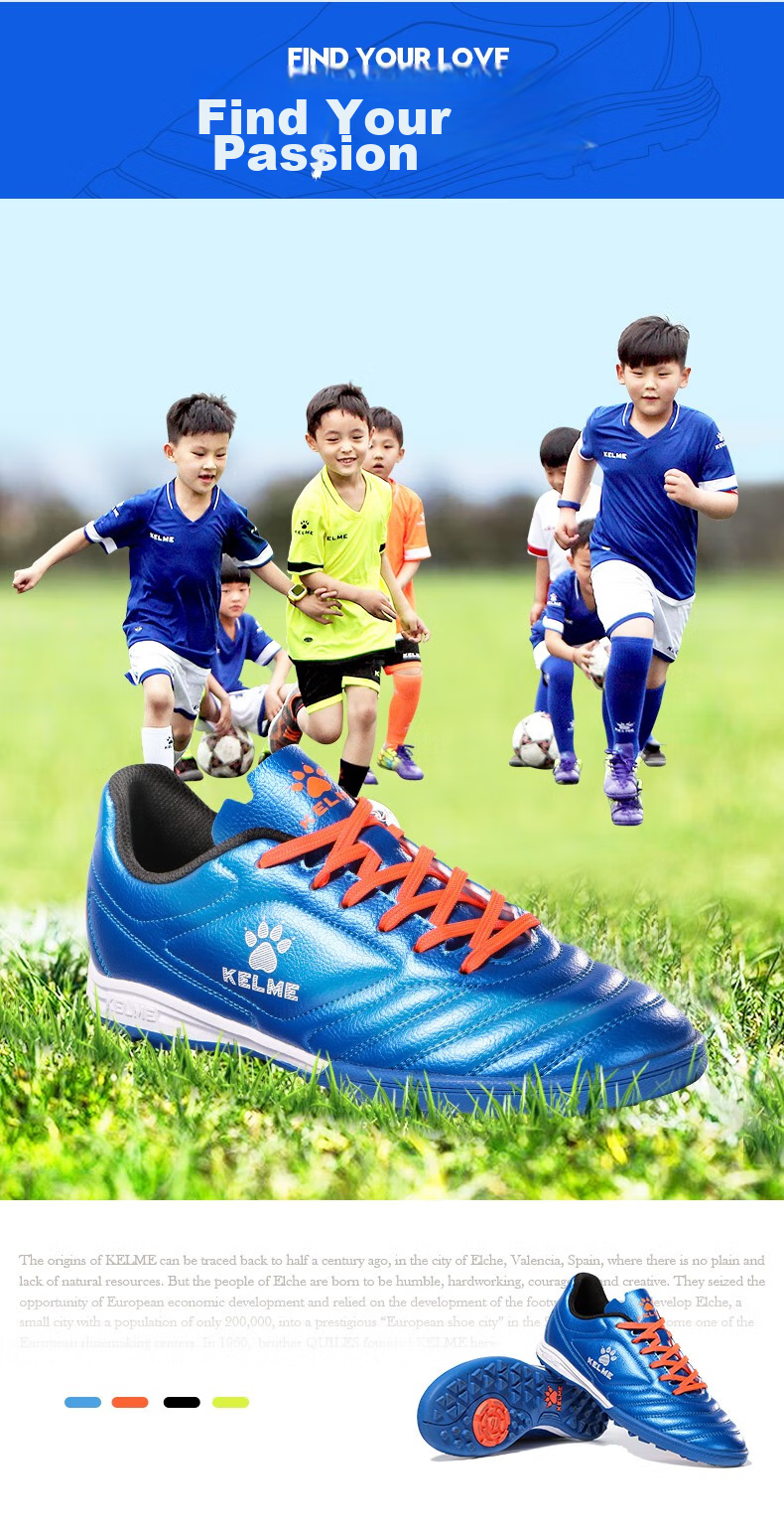 KELME Adult Soccer Shoes for Men, Competition TF Turf Cleats, Breathable Non-Slip Football Boots for Students, White/clear Green, Size 41 5