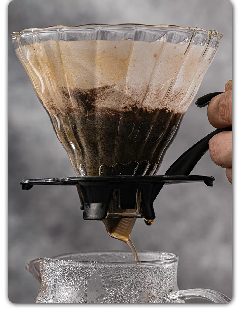 YIJUKE [50 Sheets] V01 Coffee Filter Paper V60 Pour-Over Coffee Drip Paper, V-Shaped Funnel Filter Cup Dedicated Filter Paper, Conical Shape 7