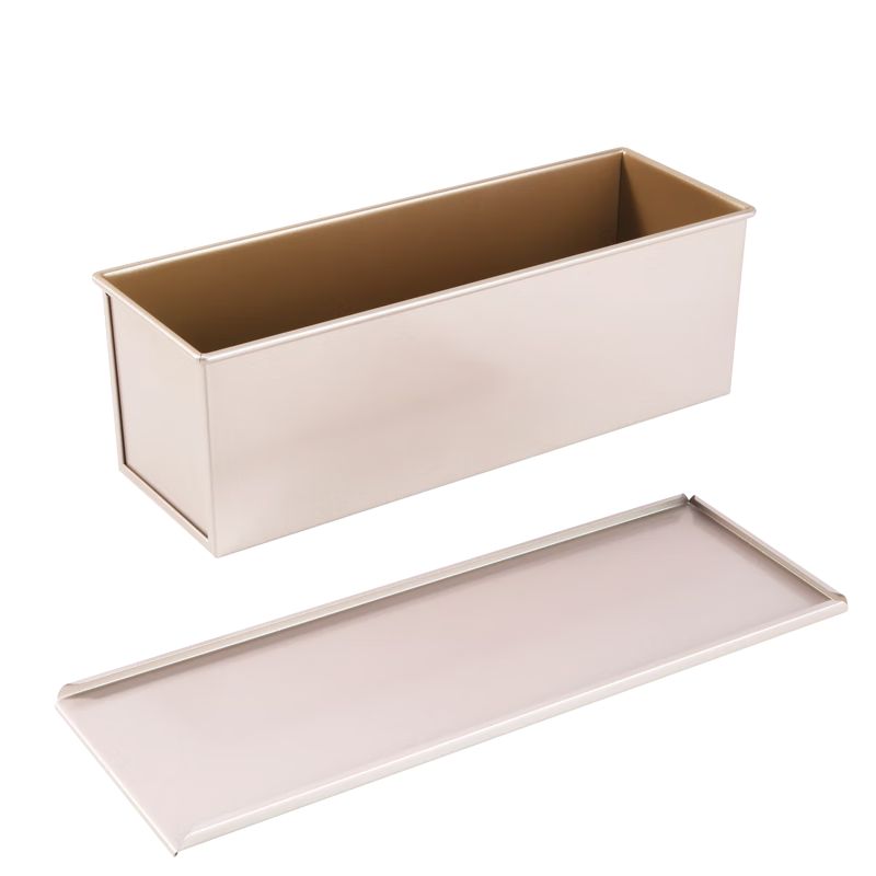 Xuechu Toast Box, 1200g Commercial Low-Sugar Toast Mold, Bread Box with Lid, Ancient-Style Doughnut Cake Bread Container