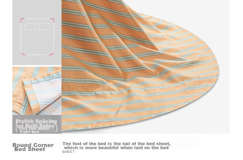 FUANNA 100% Pure Cotton Brushed Four-Piece Bedding Set, Double-Sided Thickened Cotton Bed Sheet And Duvet Cover, King Size 230*229cm 9