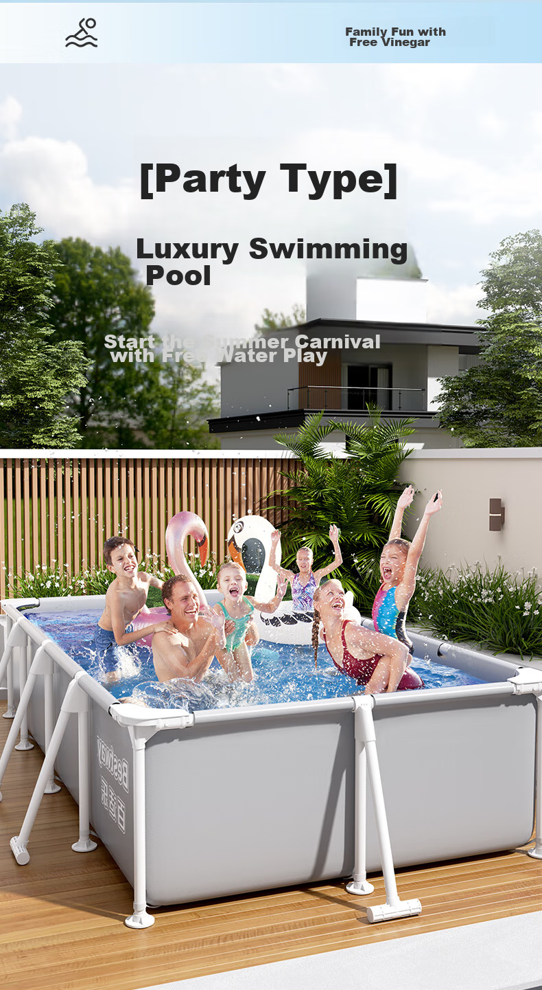 Bestway Folding Frame Swimming Pool, No Inflation Required, Thickened And Durable, Puncture-Resistant, with Repair Patch Included, 1.2 Meters, 561MG 3