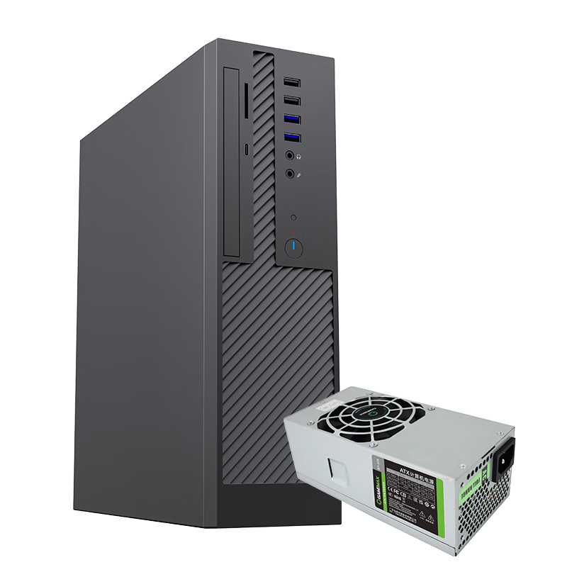 GAMEMAX Commercial S2 8L Computer Case Power Supply Kit (Matx/Itx/Full-Size/reader/275W/fan/Type-C/EMI Innovation)