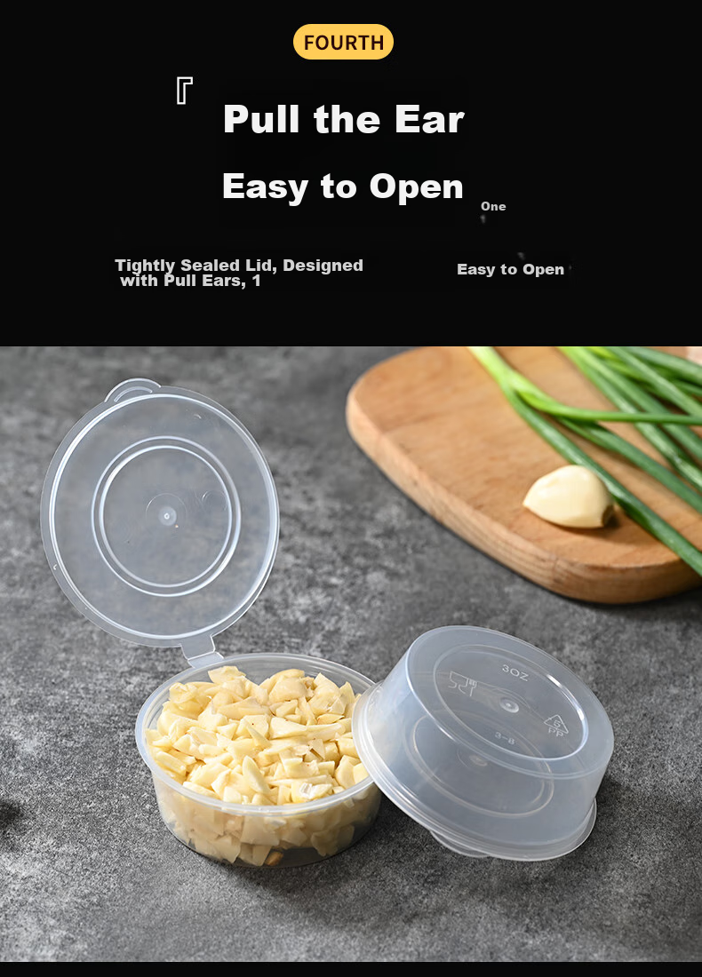 Babike Seasoning Cups, Sauce Cups, Disposable Takeaway Condiment Boxes, Dipping Sauce And Chili Oil Small Cups, 2 Oz, 200 Pieces 6