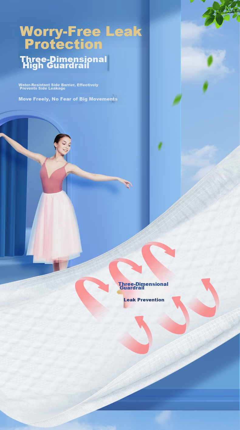 Elderjoy Women's Absorbent Pads, L Size, 60 Pieces, 360mm, Maternity Pads, Light Leakage Protection, Urine Pads, Incontinence Sanitary Napkins 9