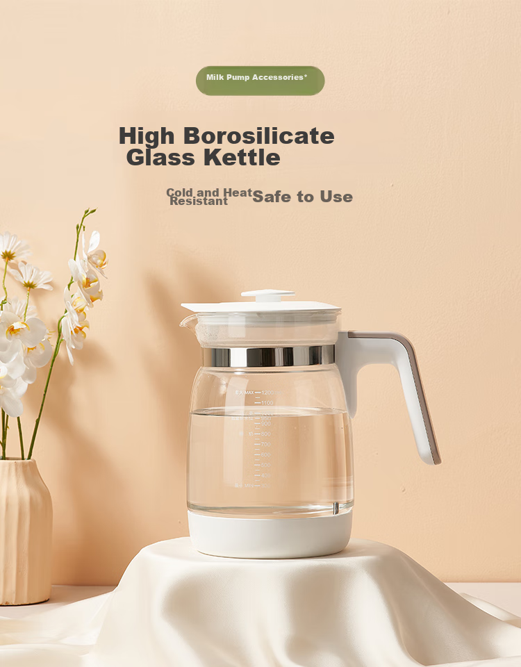 SnowBear Constant Temperature Kettle with Precise Water Dispensing And Milk Formula Mixing, Fully Automatic Milk Maker, Large Capacity Glass Kettle 1.5L-8720 2