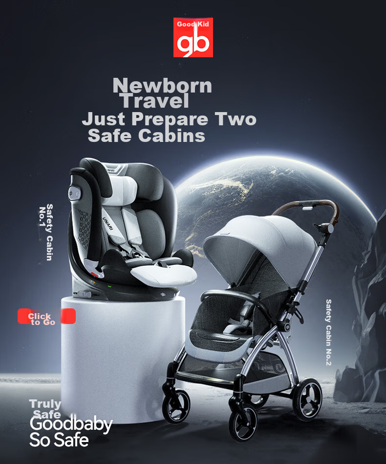 Gb Stroller Can Sit And Lie Down, Reversible, Lightweight, High-View, Baby Walking Stroller, Safety Cabin No. 2 E5011 Baixuesha 4