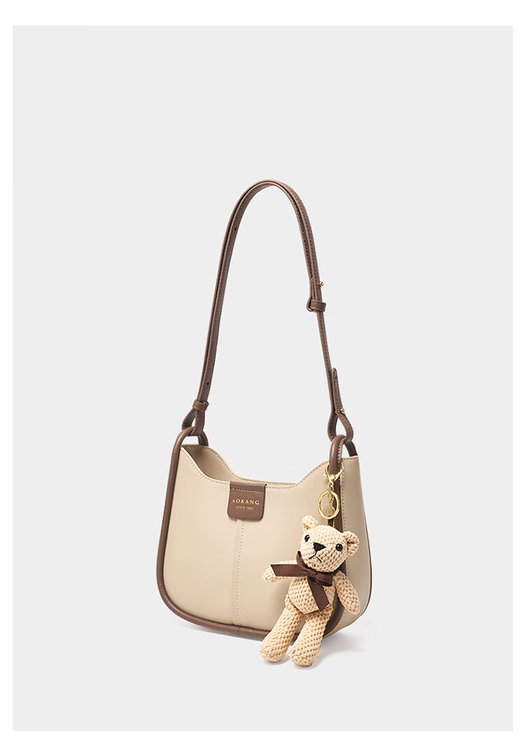 Aokang Women's Handbag, Trendy Cowhide Bucket Bag, Light Luxury Crossbody Shoulder Bag, Birthday And Mother's Day Gift for Girlfriend Or Wife 17