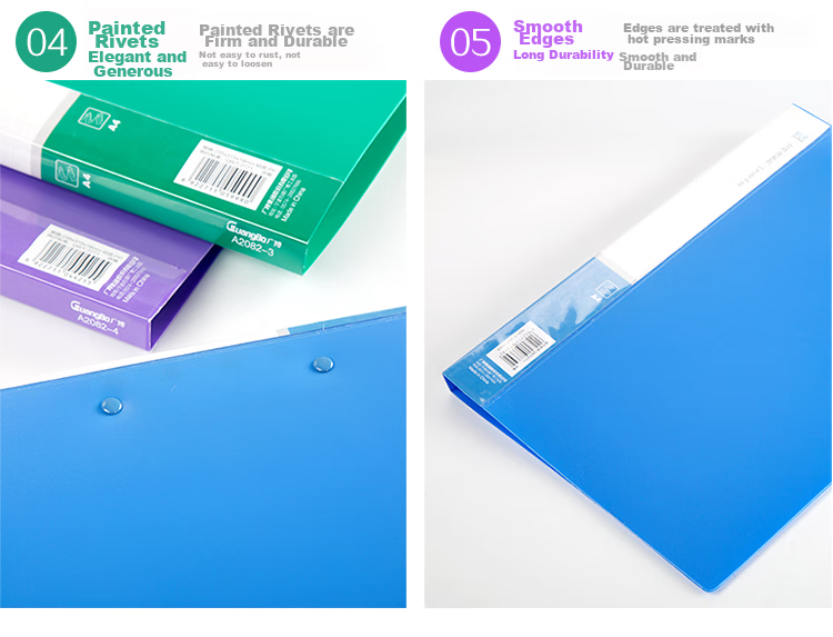 GuangBo Value Added Tax Invoice Holder/bill Holder/office Storage Supplies, Office Document And Bill Organizer Protective Folder, Random Color, Single Pack WJ6610 11