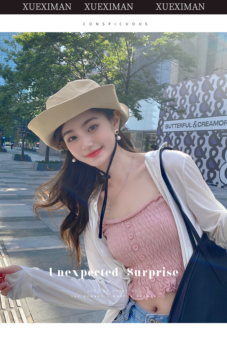 XUEXIMAN Forest Style Camping Sun Protection Hat Women Summer UV Protection Fisherman Hat Outdoor Mountaineering Workwear Versatile Sun Hat Men 1