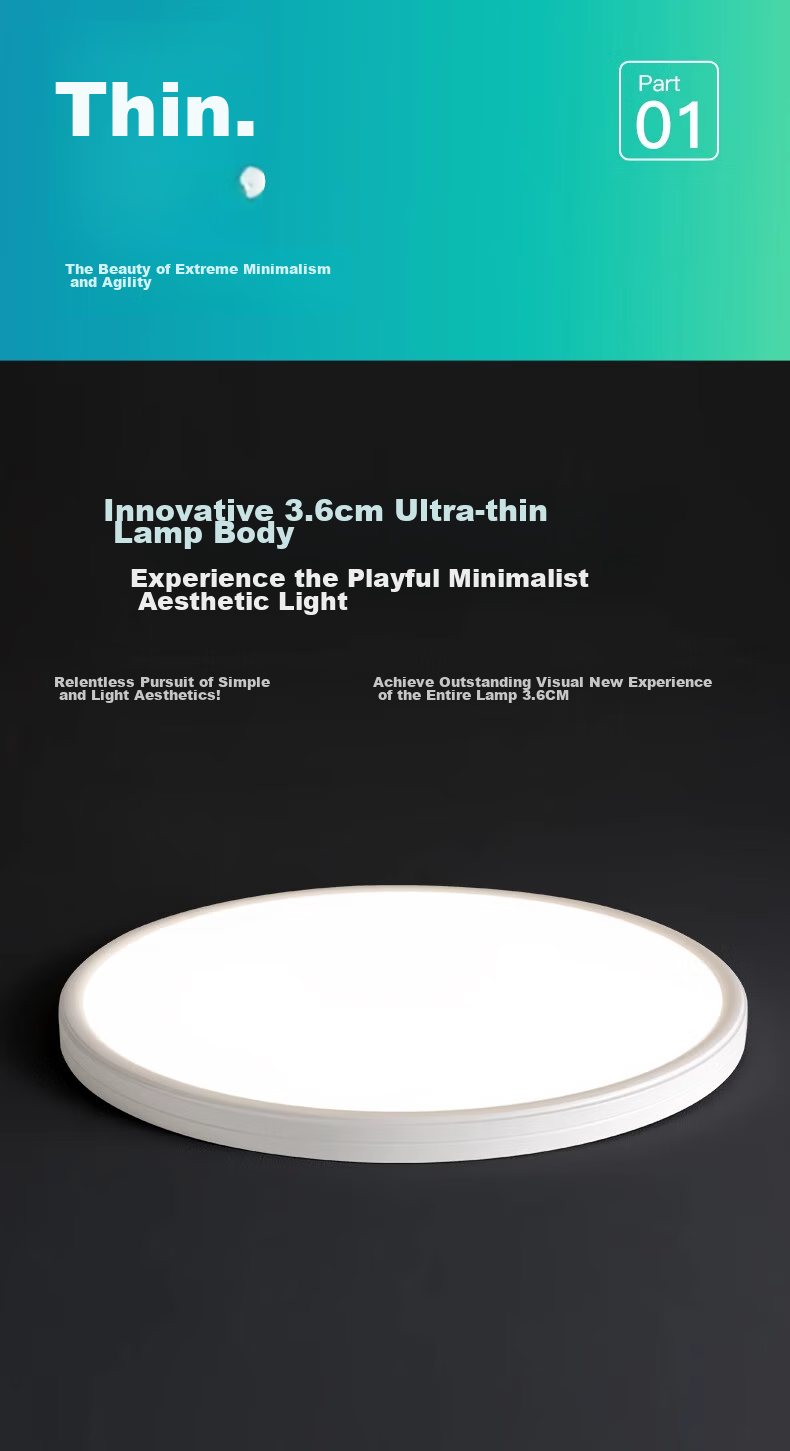 Yueying Linzhiguang High Brightness 3rd Generation Eye Protection Children's Bedroom Light, Ceiling Light, LED Ultra-Thin Eye Protection Lamp, Zhongshan Lighting Fixture, Installation Included 6