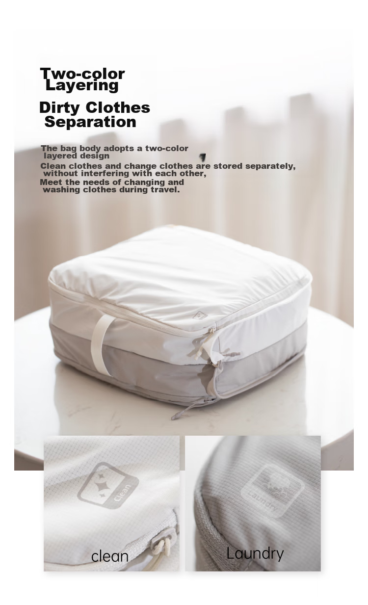 PGYTECH Clothes Storage Bags, Underwear And Shoe Organizer, Luggage Sorting Pouches, Travel And Business Trip Suitcase Organizer Bags, Dirty Clothes Separation Dust-Proof Bags, Three-Piece Set 3