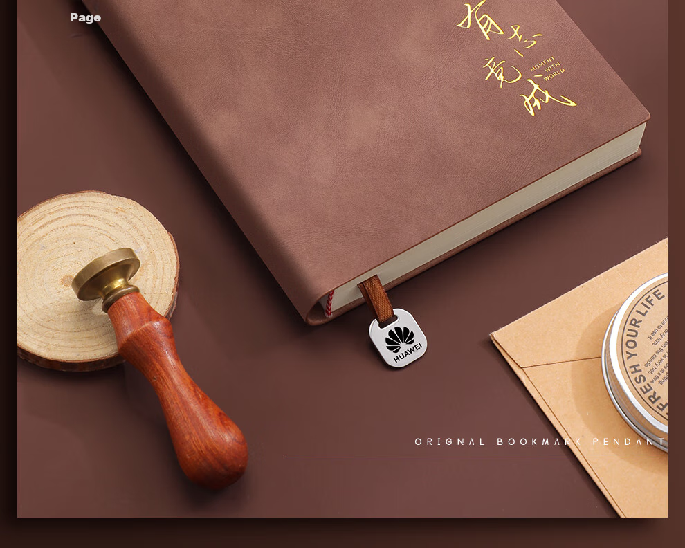 Faramon Notebook, Vintage Sheepskin Leather, A5 Size, Thickened, 360 Pages, Journal with Pen Insertion, Work Meeting Record Book, Business Office Diary, A5 Brown - Have Ambition And Achieve Greatness 18