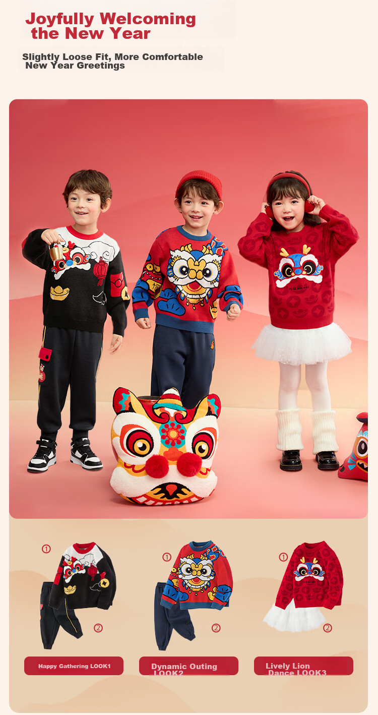 BALABALA Children's Clothing, Kids' Sweater for Boys And Girls, Spring And Winter Wear, Toddler Pullover Knit Sweater 5