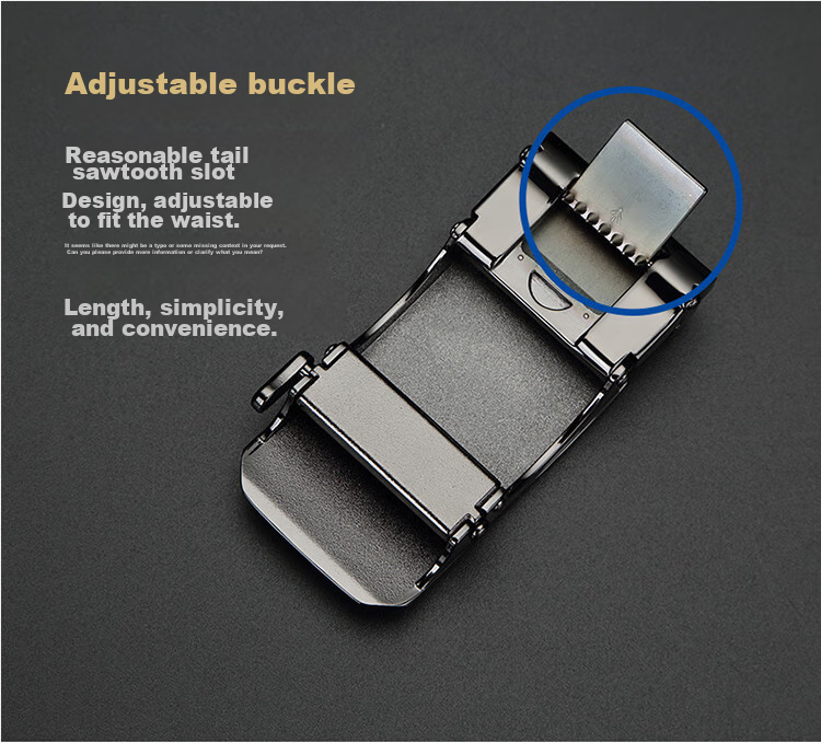 CROCODILE Valentine's Day Gift for Men, Single Automatic Buckle, No Strap, Alloy Leather Belt Buckle with Card Slot, Wearable K 10