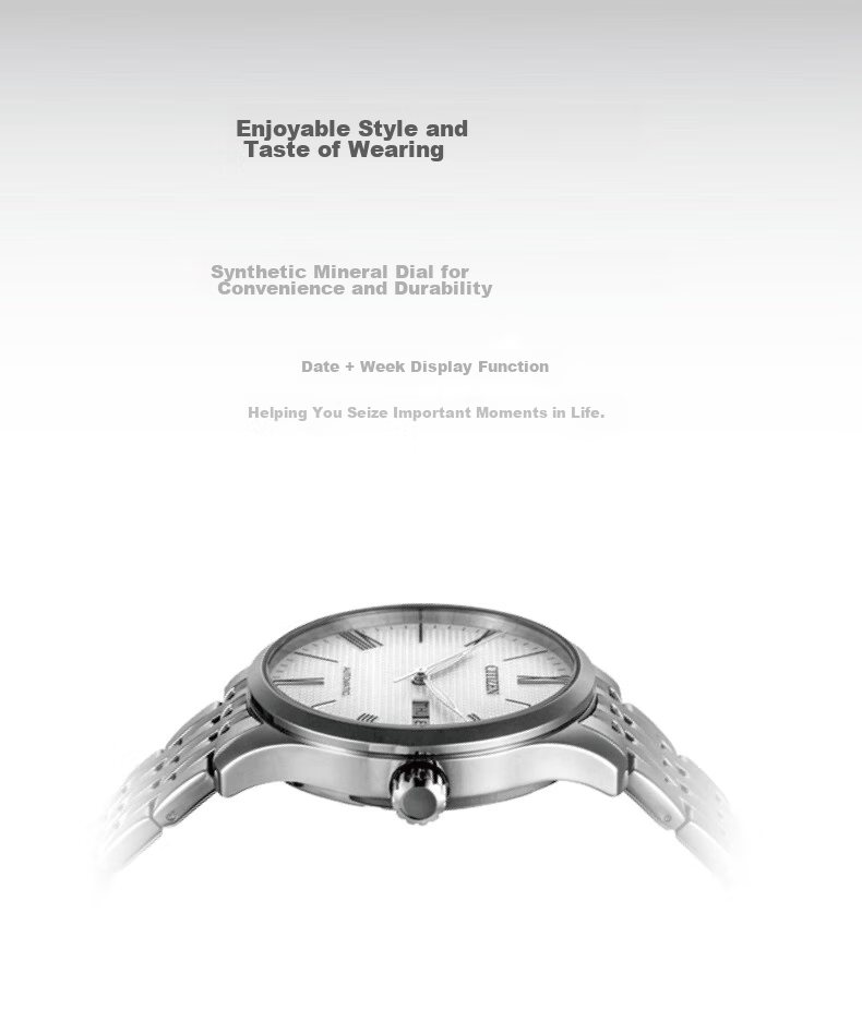 CITIZEN Watch for Men, Japanese And Korean Style, Automatic Mechanical Movement, Date Display, Steel Strap, Business Style, Gift for Boyfriend, NH8350-59E 7