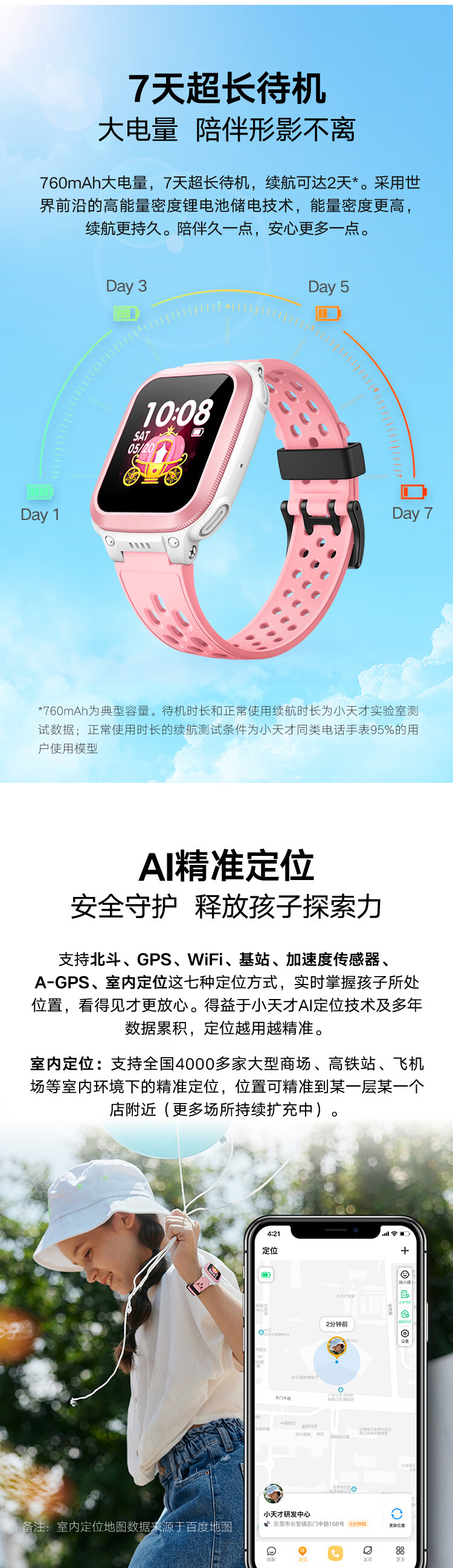【小天才XTC Q1R】小天才儿童电话手表Q1R长续航防水GPS定位智能手表 学生儿童移动联通电信4G手表手机男女孩粉色【行情 报价 价格 ...