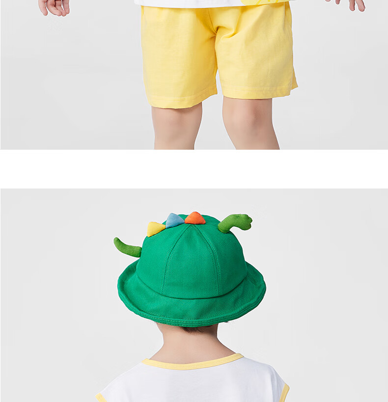 Minimumuwu Children's Vest Set Summer Sleeveless T-Shirt Set for Boys And Girls, Cool And Breathable, Heihehu, Size 100 17
