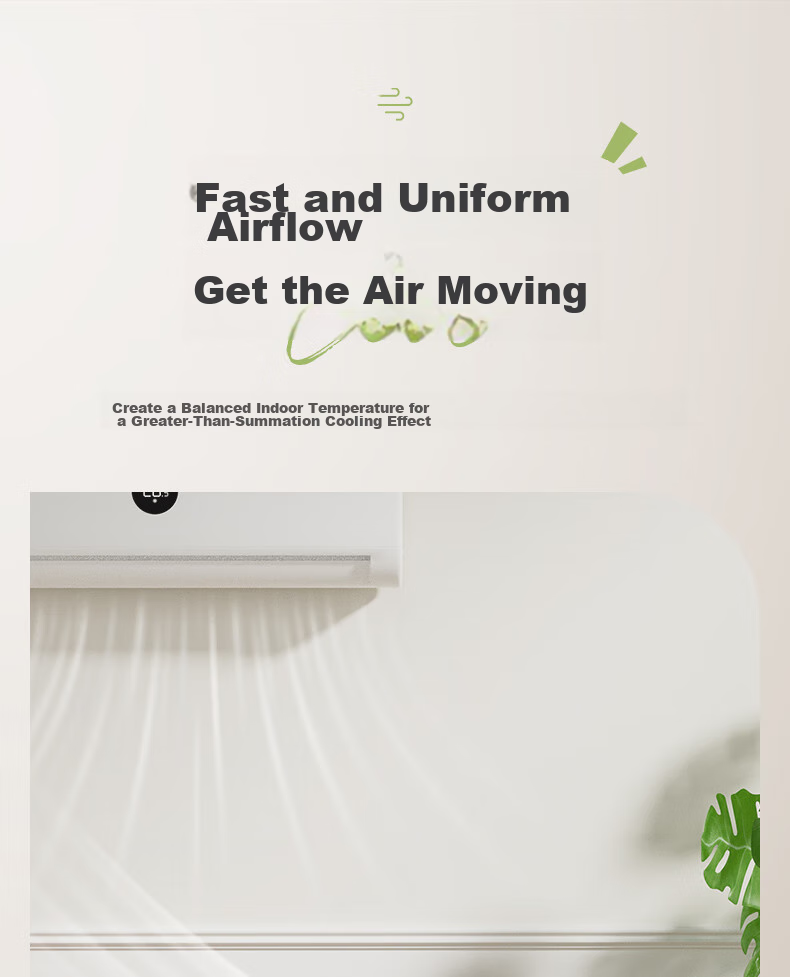CHIGO Electric Fan/Table Fan/Small Fan/Desktop Fan Home Student Dormitory Office Quiet Energy-Saving Oscillating Small Fan 10