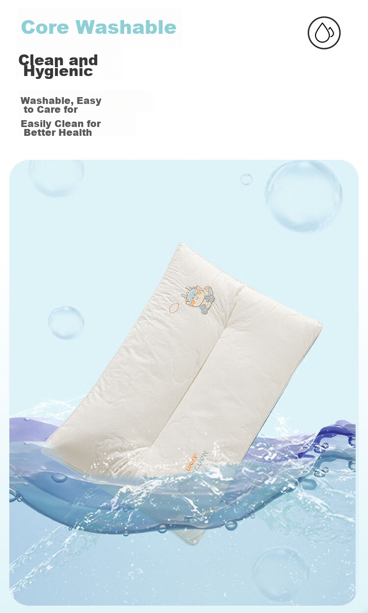 Dohia Pillow Core, European Light Luxury Embroidered Silk Fiber Pillow, Student And Adult Soft Pillow Core, Single Pack, 74*48cm 13