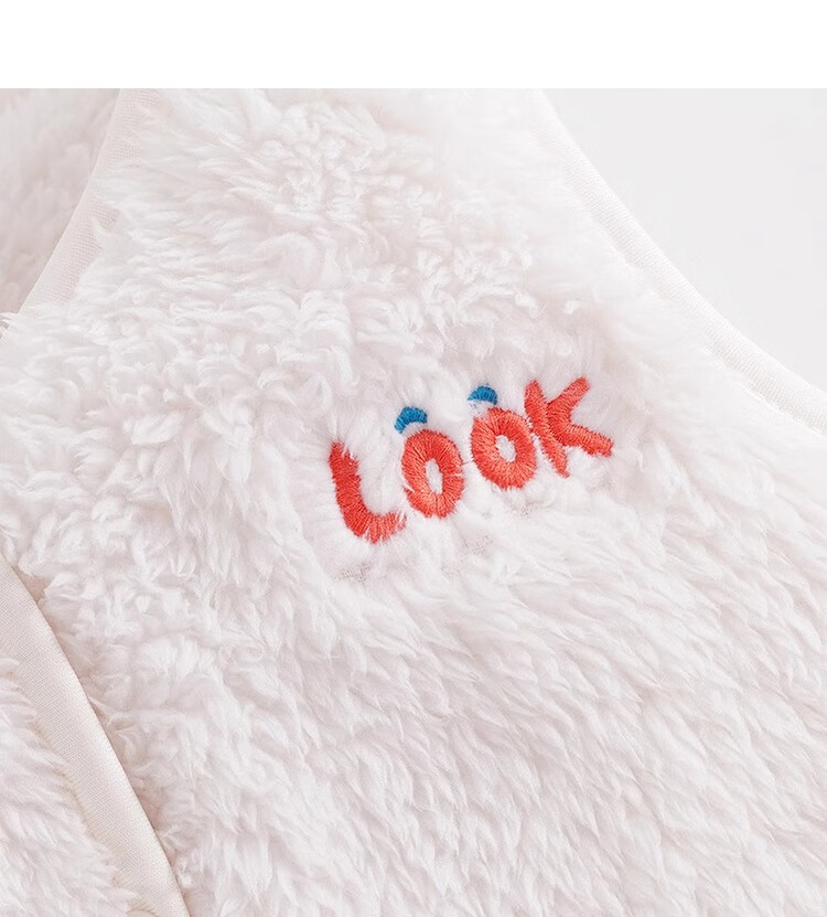 MARC&JANIE Baby Spring And Autumn Clothing, Boys And Girls Embroidered Soft Double-Sided Comfortable Cotton Vest Waistcoat 241380 20