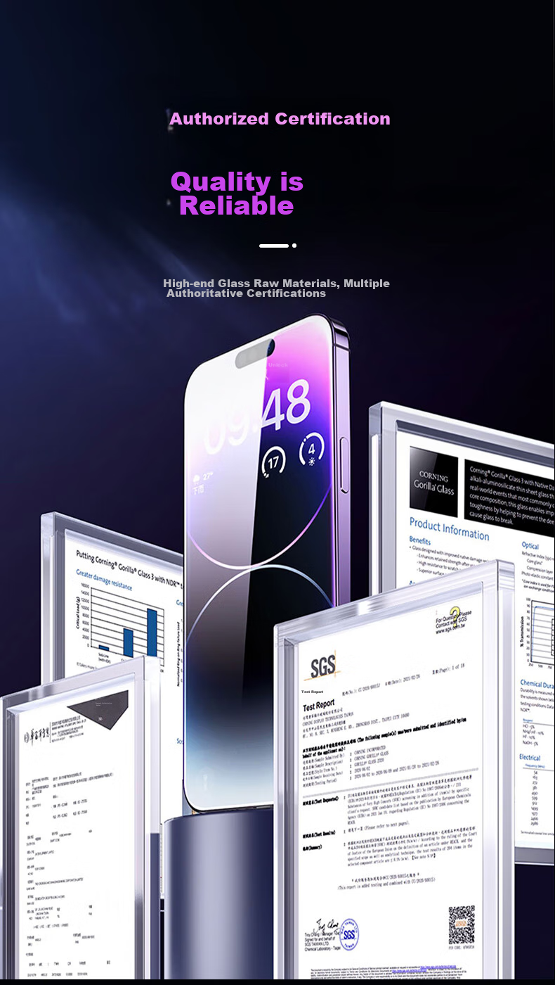 ESR [2 Pieces] Tempered Glass Screen Protector for Apple IPhone 14 Pro, High-Definition Anti-Fingerprint Full Coverage Screen Protector with Dust-Free Installation And No Case Interference 6