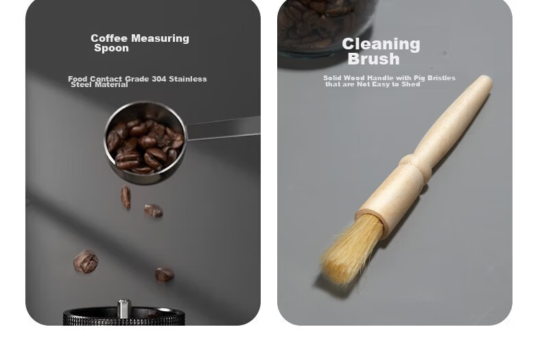 TEOTM Pour-Over Coffee Maker Set, Hand Grinder Coffee Machine, Manual Bean Grinder Set, Home Use Pour-Over Coffee Equipment Gift Box Set 19