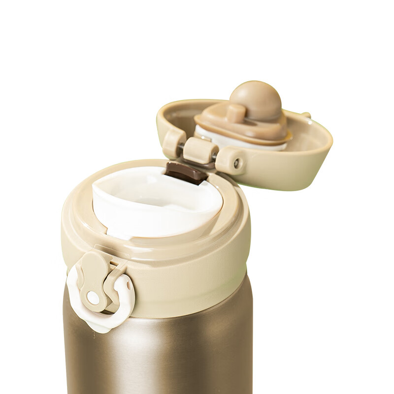 Термос THERMOS, чисто титановый, 500 мл, для мужчин и женщин, подарок на день рождения, Новый год, цвет "Прохладный черный"