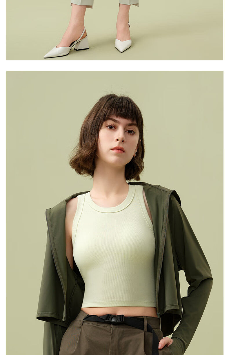 MONTAGUT Modal Cotton Tank Top for Women, White Inner Wear Sleeveless Vest, Sports Slim Fit Thin Camisole Wide Shoulder Undershirt Autumn Seaso 26