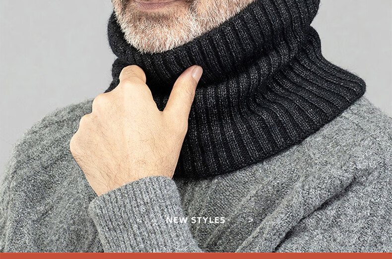 RED DRAGONFLY Hat for Men, Winter Season, Middle-Aged And Elderly, Grandfathers And Fathers, Cold Protection, Warmth, Windproof, Fleece-Lined, Thickened, Knitted Woolen Cap for The Elderly 18