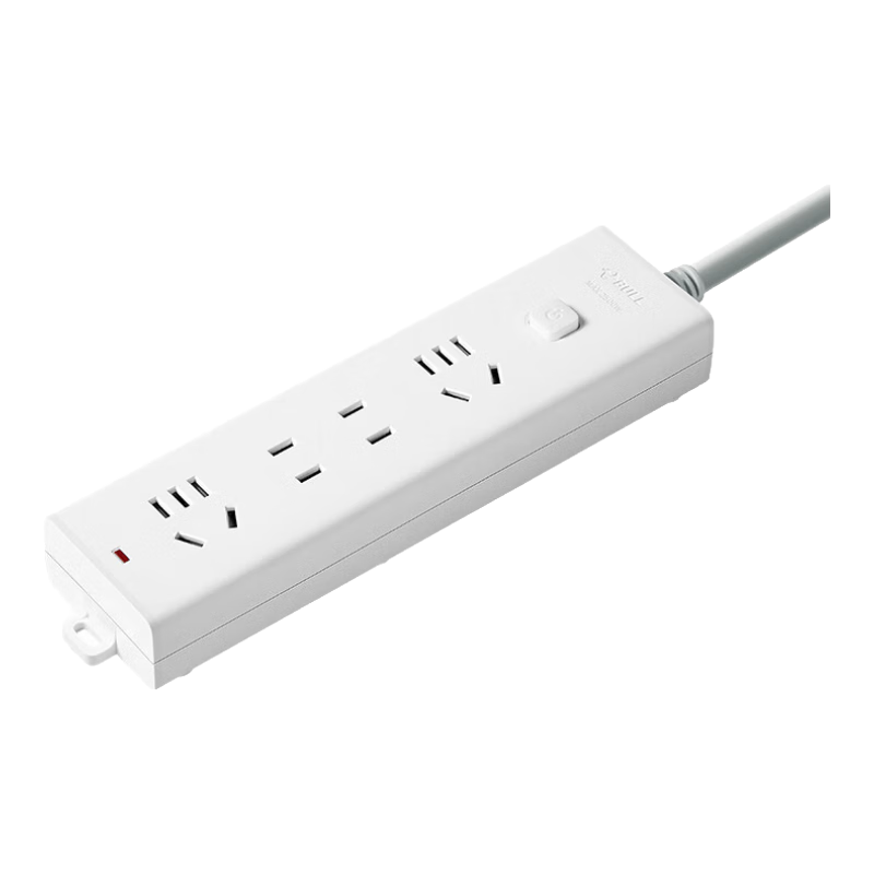 BULL Power Strip / Extension Cord / Power Bar / Multi-Outlet Strip / Surge Protector with Master Switch, 4 Outlets, 1.8m Cord Length