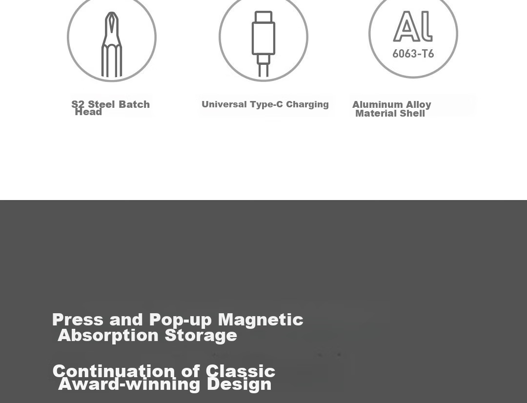 MIJIA Xiaomi Electric Precision Screwdriver, Multi-Functional Household Tool for Phone And Laptop Repair 4