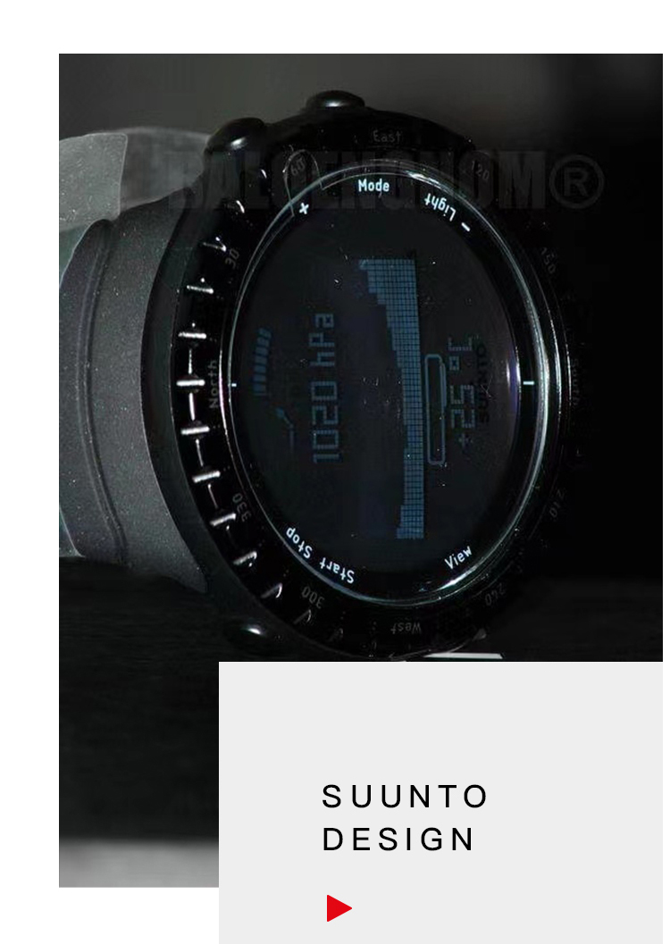 SUUNTO CORE All-Black Classic Outdoor Sports Watch, Multifunctional Compass, Hiking And Mountaineering Smartwatch 9